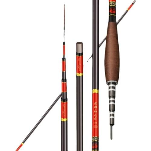 Super Light Ultra-fine Power Hand Rod Portable Stream Pole High Carbon Ultra-hard Fishing Stick 2.7m 3.6m 4.5m 5.4m Olta Pesca