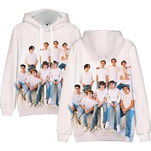 The Hype House 3D Hoodies Charli D'Amelio Sweatshirt Herren Damen Print Addison Rae Pullover Unisex Harajuku sportwear Tops