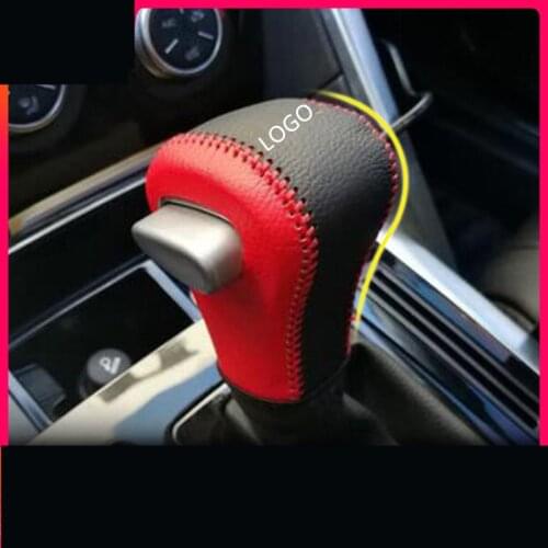 Top Layer Leather Carbon Fibre Leather Gear Shift Collars Protective Cover For Great Wall Haval NEW H6 h2s m6 f7x CAB246