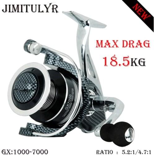 High Quality Double Spool Fishing Reel Max Drag 18.5KG Spinning Reel Full Metal Handle Foot Spool High Speed Baitcasting Reel