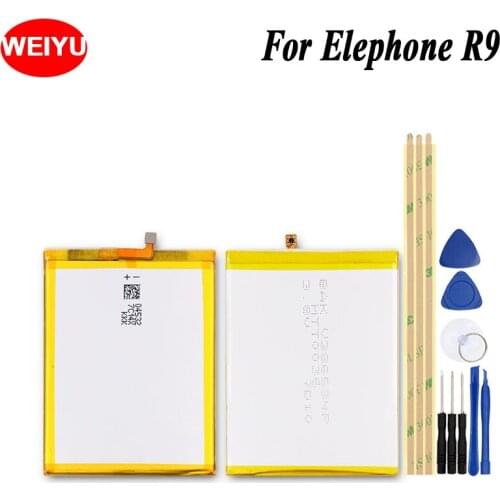 WEIYU For Elephone R9 Phone Battery 3000mAh Hight Capacity 3.8V Top Quality For Elephone R9 Replacement Batteries+Tools