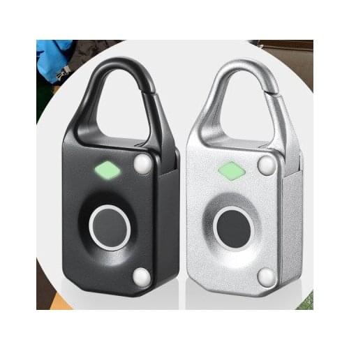 Fingerprint padlock electronic smart non-password home locker anti-theft lock