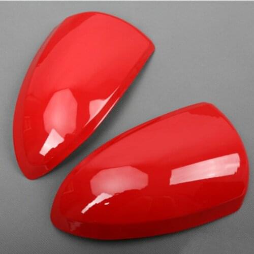 For Mercedes-Benz SMART 09-14 Rearview Mirror Trim Shell, Protective Cover Mirror Shell Car Stickers 3D Car Styling Accessories