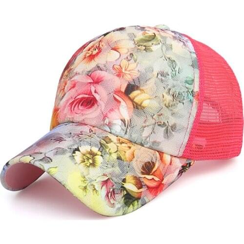 Ladies Baseball Cap Casual Korean Version of The Tide Brand Mesh Caps Outdoor Sports Street Mesh Breathable Wild Sun Hat