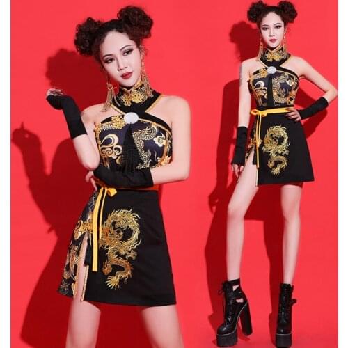 Sexy Bikini Bar Gogo Dance Costume Women Nightclub Pole Dance Clothes Lead Dance Stage Costumes Rave Festival Outfits DQS6171