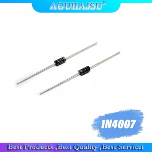 100PCS 1N4007 IN4007 4007 DO-41 1.0A 1000V RECTIFIERS Original