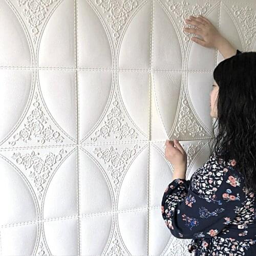 3d Wallpaper Wall Stickers Self-adhesive Brick Pattern 70*70cm Living Room Bedroom Decoration Stickers TV Background Wall