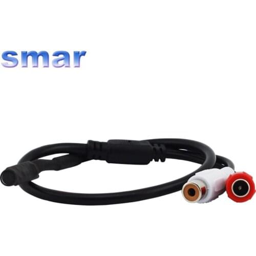 4PCS/lot Surveillance RCA CCTV Mic Microphone Sound Monitor Sound Pick-up Audio Voice Pick up device for Security Camera