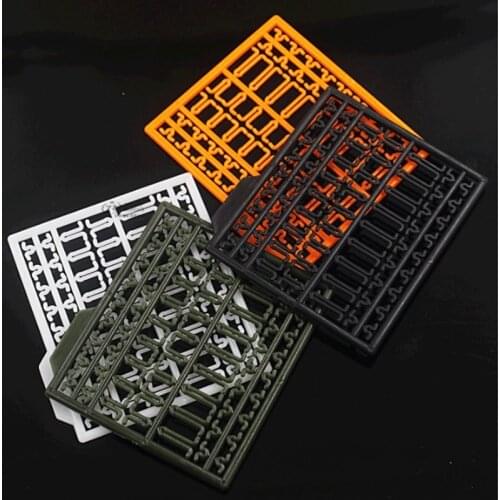 5pcs Carp Fishing Barrier Bars Fishing Feeder Micro Bait Stopper Boillie Bait Stop Bead Carp Bait Holder for Hair Rig Tackle