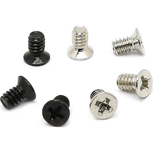 500pcs/lot Steel 3.5" Hard Drive HDD Tray Computer Chassis Hard Disk Black Screw For PC