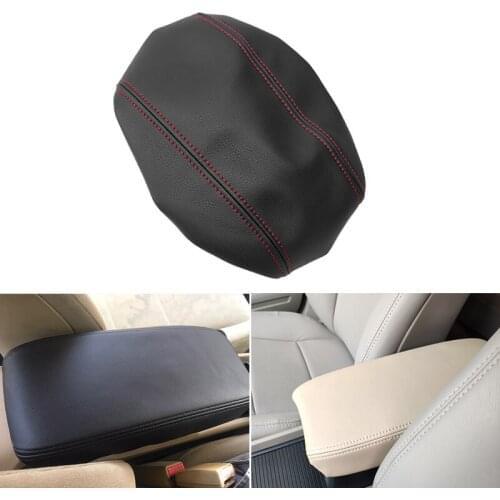 Car-styling Interior Center Armrest Box Skin Cover Leather Trim For Honda Civic 8th Gen 2006 2007 2008 2009 2010 2011