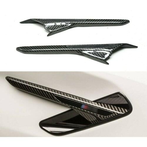 Carbon Side Air Vent Fender Grill Intake Car Air Flow Trim Accessories for BMW F90 M5