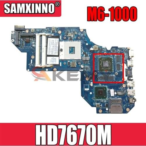For HP Pavilion M6 M6-1000 laptop motherboard LA-8711P 698399-501 698399-001 HM76 DDR3 GPU HD7670M 100% test work