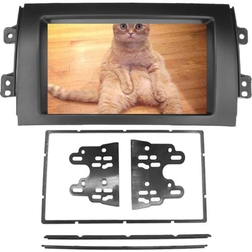 Double Din Fascia For SUZUK SX4 Fiat Sedici 2DIN Frame DVD Dashboard Stereo Panel Dash Mounting Installation Trim Kit Bezel