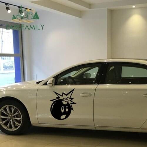 EARLFAMILY 58cm x 53.9cm 2x Funny Adam The Hundreds Bomb Burton Ski Decal Vinyl Sticker Car Body Door Big Car Stickers