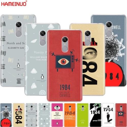 HAMEINUO 1984 George Orwell book Cover phone Case for Xiaomi redmi 5 4 1 1s 2 3 3s pro PLUS redmi note 4 4X 4A 5A