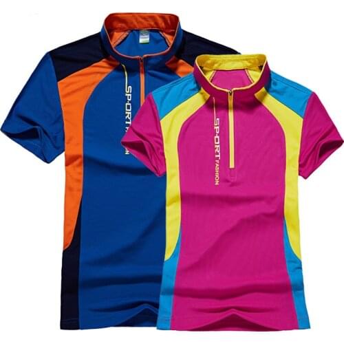 Summer quick-drying T-shirt men & women outdoor breathable Hiking shirt mountaineering fishing trekking Short sleeve tops tees