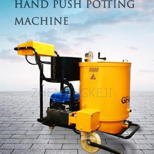 Asphalt Grouting Machine Municipal Road Asphalt Potting Machine Push Pavement Crack Mending Caulking Machine Oil Way Heating 60L