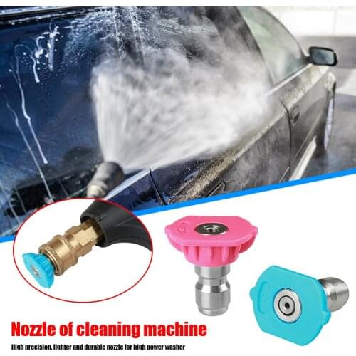 2pcs Second Story 1/4 inch Quick Connect Nozzle Tips for Power Washer Soap and Rinse Jet Stream 4000PSI Car Cleaning Washing