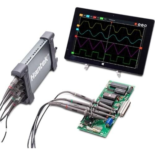 Hantek6104BD Hantek 6074BD 6204BD 6254BD 4CH USB PC Oscilloscopes 250MHz Oscillograph with 1GSa/s Real-time Sampling Rate