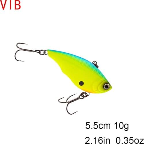 1Pcs Fishing Bionic Vib Lure 5.5Cm10G Wobblers for Pike Sea Winter Fake Fishing Lures Trolling Crankbait Artificial Hard Bait