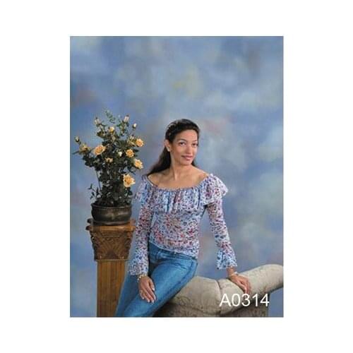 Professional Custom 3x6M Hand Painted muslin photo background,fantasy photography backdrops wedding for photo studio A0314