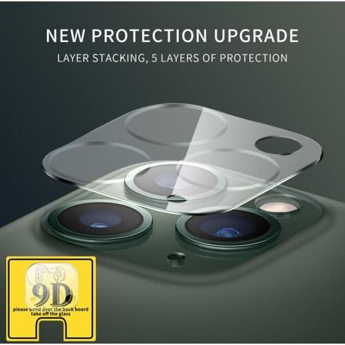 Anti-scratch Clear Glass Phone Camera Lens Cover Protective Film Protector for iPhone 11 Pro Max