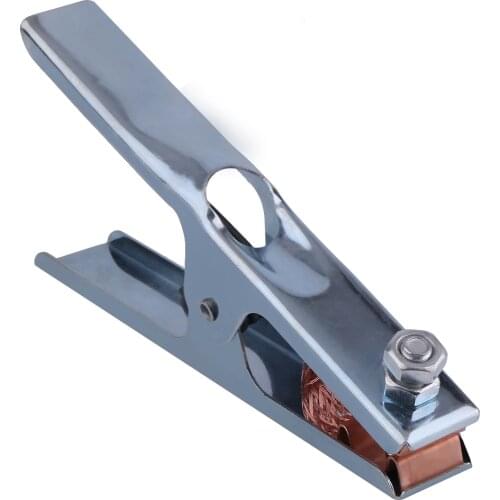 High Quality Practical 300A Grounding Welding Manual Welders Arc Earth Chrome-Plated Cable Clip Electrical Clamp Copper Gripping