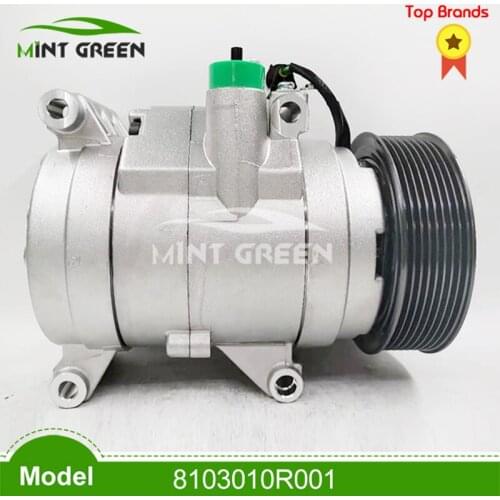 For car compressor parts air conditioning compressor 8103010R001 ac compressor for JAC Sunray