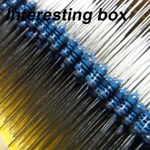 Gold film resistor 1 / 4W100K / R gold film resistor package electronic circuit design and production circuit entry