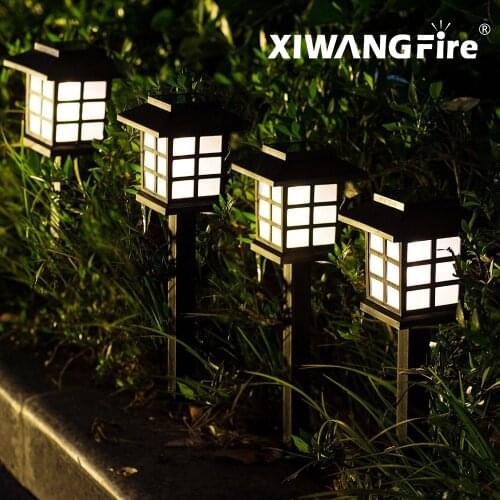 2/4/6/8pcs Led Solar Pathway Lights Waterproof Outdoor Solar Lamp for Garden/Landscape/Yard/Patio/Driveway/Walkway Lighting