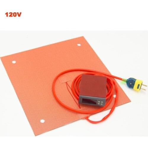 310x310mm 750w@120v 3D Printer Heater Pad for Creality CR-10 3D Printer Heating Pad + Digital Controller