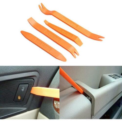 4Pcs Auto Car Radio Door Clip Panel Trim Dash Audio Removal Installer Pry Tool