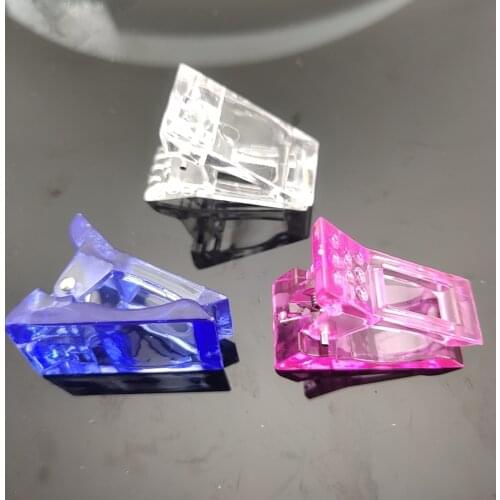 5Pcs Nail Tips Clip Quick Building Poly UV Builder Gel Assistant Tool DIY Manicure Plastic Extension Clamp
