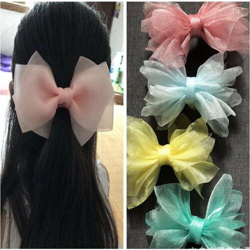 50Yards/Lot 60mm DIY Ribbon Bow Hair Wedding Christmas Decoration Pearl yarn Crafts