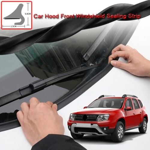 For Renault Duster 2016-2020 Car Seal Strip Windshied Spoiler Filler Protect Edge Weatherstrip Strips Sticker Auto Accessories