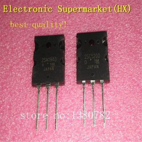 Free Shipping 20pcs/lots 10pcs 2SC5200 + 10pcs 2SA1943 TO3PL In stock