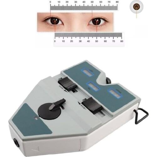 Digital Pupilometer Optical PD Ruler LCD 40-80mm Pupil Meter Interpupillary Test
