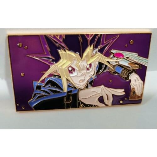 CoSmile Anime Yu-Gi-Oh! YuGiOh ATEM Yugi Muto Figure Metal Badge Brooch Pins Cosplay Props Limited Gifts
