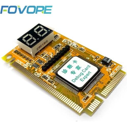 Diagnostic Post Card USB Mini PCI-E PCI LPC PC Analyzer Tester