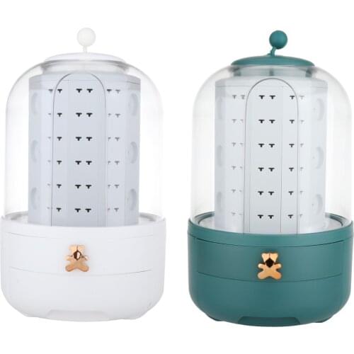 Jewelry Display Earrings Rack Stand Holder Ring Organizer Dustproof Cover