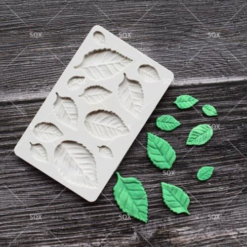 Leaves Shape Chocolate Fondant Cake Baking Molds,Moule Silicone,Cake Decorating Tools Pastry Tools Kitchen AccessoriesSQ16371