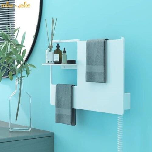 Graphene household electric towel rack toilet light luxury heating bath towel rack intelligent constant temperature drying rack