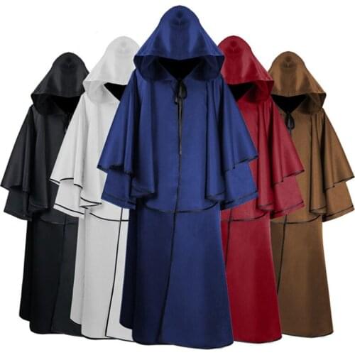 Halloween robe cloak grim reaper cloak cosplay costume anime hooded stage costume
