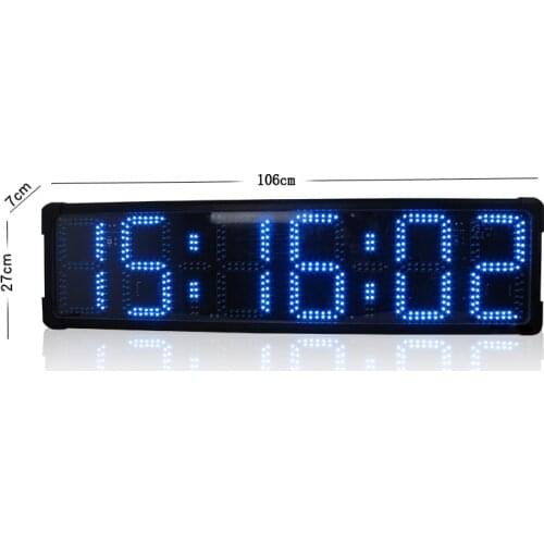 Hot Selling Outdoor Sports Race Timer Led Digital Double-side Countdown Clock with Race Timing System