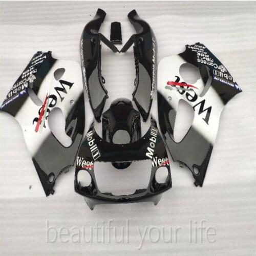 For Suzuki black white SRAD GSXR600 GSXR750 96 97 98 99 00 GSXR600/750 1996 1997 1998 1999 2000 GSXR ABS Motorcycle Fairing kit