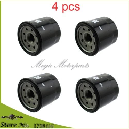 4x Oil Filter For Honda 15400-PFB-014 15410-MCJ-000 15410-MCJ-003 15410-MCJ-505 15410-MFJ-D01 Fit GCV530 GXV530 ES6500 H4514H