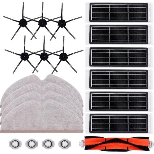 Vacuum Cleaner Accessories Kit For Xiaomi Roborock S6 S6 Maxv S6 Pure S5 S5 Max S51 E4 E35 E20 S50 Mi Mijia Robotic