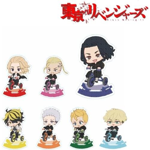 A Set Anime Tokyo Revengers Figure Cosplay Acrylic Stands Manjiro Ken Takemichi Hinata Atsushi Model Plate Fans Gift Collection