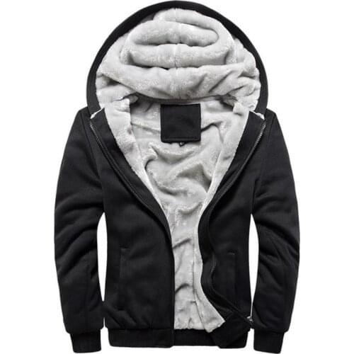 2018 autumn winter new men casual fashion Add cotton padded jacket Hooded coat